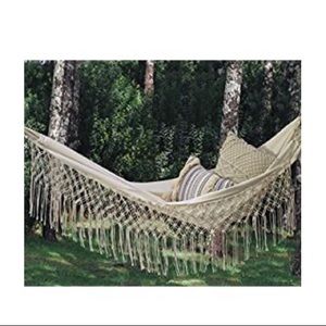Fringed Macramé Hammock
